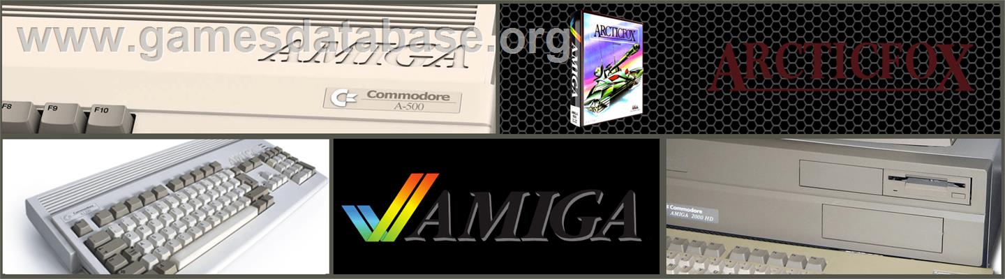 Arcticfox - Commodore Amiga - Artwork - Marquee