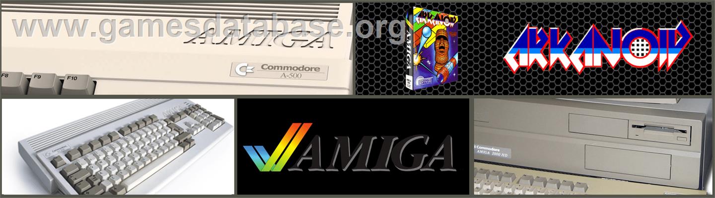 Arkanoid - Commodore Amiga - Artwork - Marquee