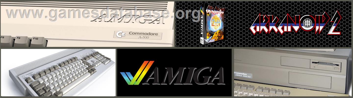 Arkanoid - Revenge of DOH - Commodore Amiga - Artwork - Marquee