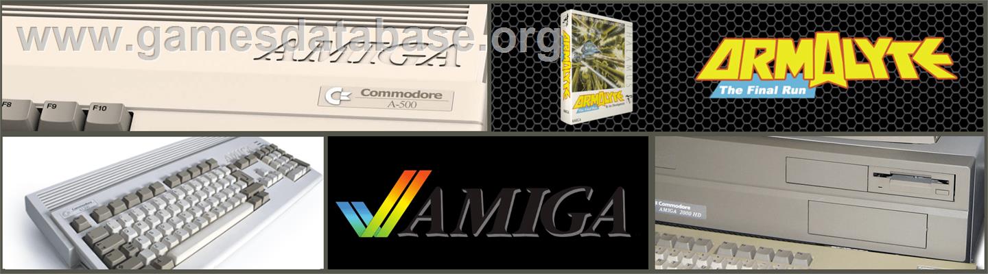 Armalyte - Commodore Amiga - Artwork - Marquee