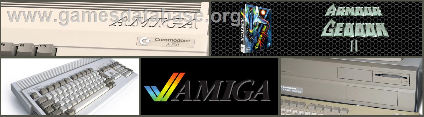 Armour-Geddon - Commodore Amiga - Artwork - Marquee