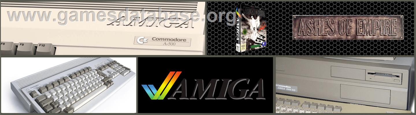 Ashes of Empire - Commodore Amiga - Artwork - Marquee