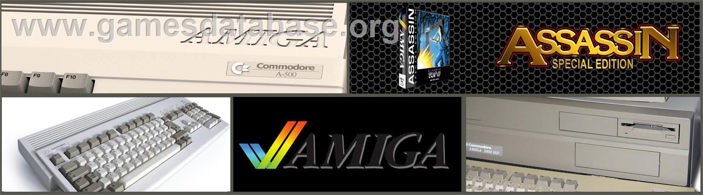 Assassin Special Edition - Commodore Amiga - Artwork - Marquee