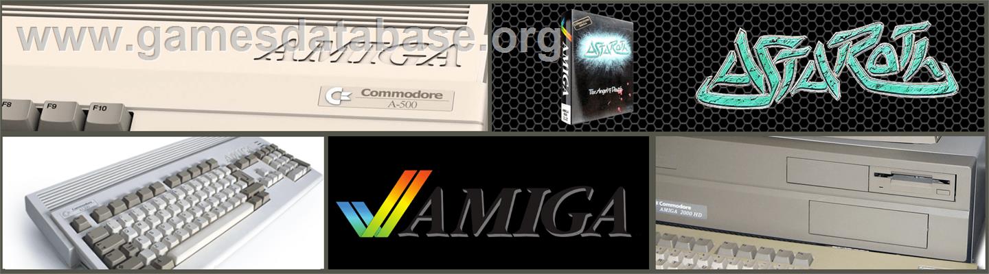 Astaroth: The Angel of Death - Commodore Amiga - Artwork - Marquee