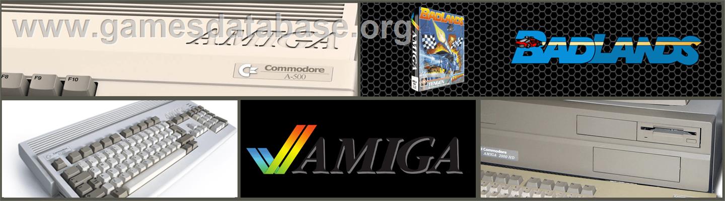 Badlands - Commodore Amiga - Artwork - Marquee