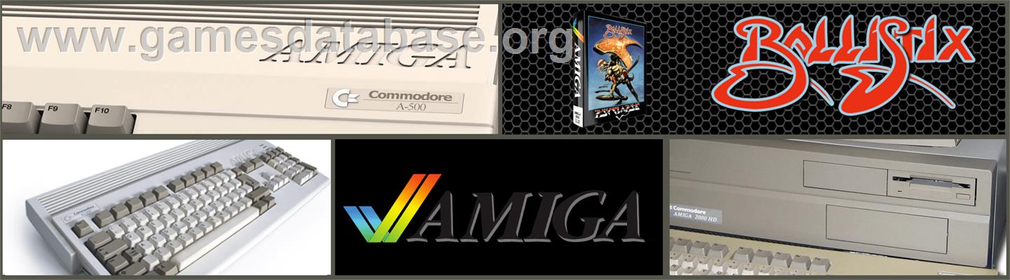 Ballistix - Commodore Amiga - Artwork - Marquee