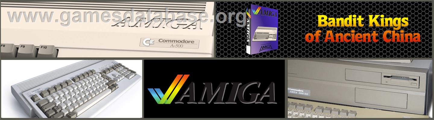 Bandit Kings of Ancient China - Commodore Amiga - Artwork - Marquee