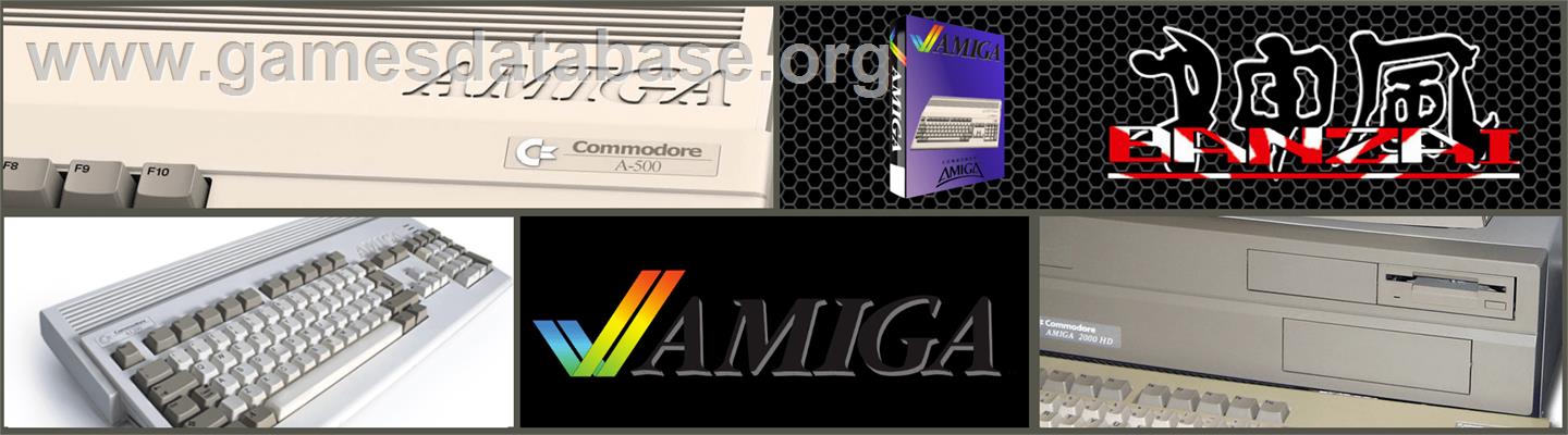 Banzai - Commodore Amiga - Artwork - Marquee