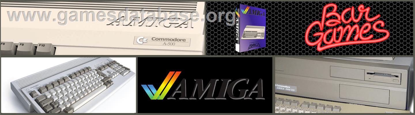 Bar Games - Commodore Amiga - Artwork - Marquee