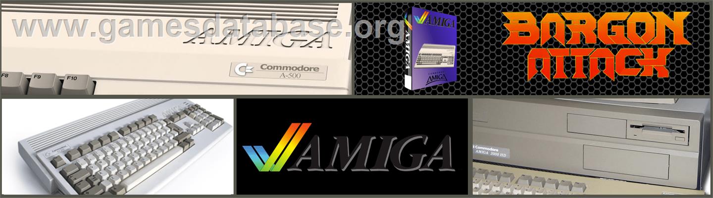 Bargon Attack - Commodore Amiga - Artwork - Marquee