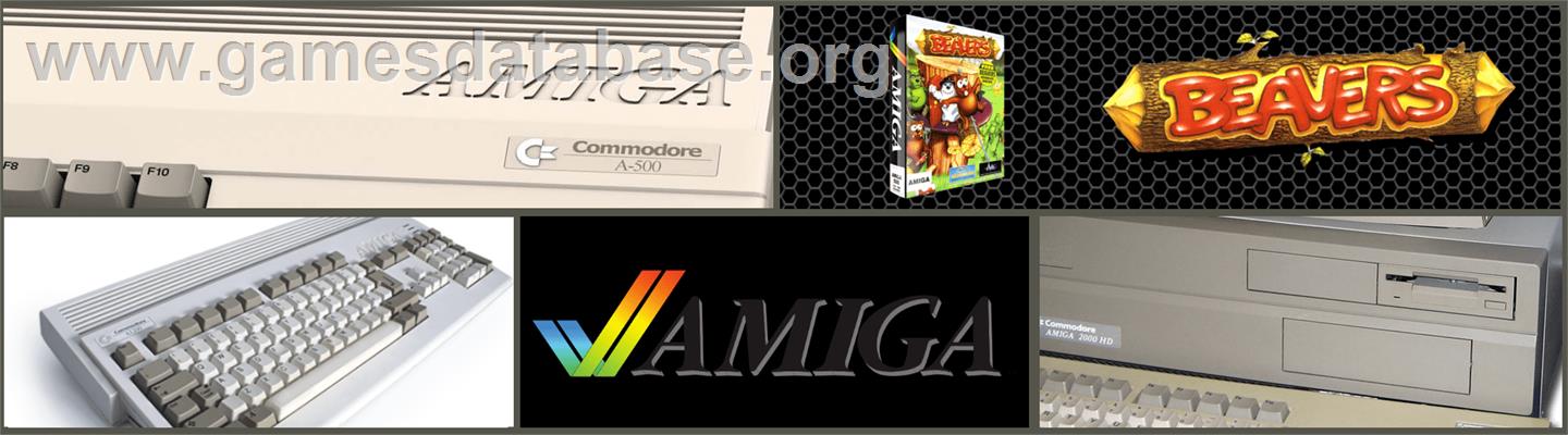 Beavers - Commodore Amiga - Artwork - Marquee