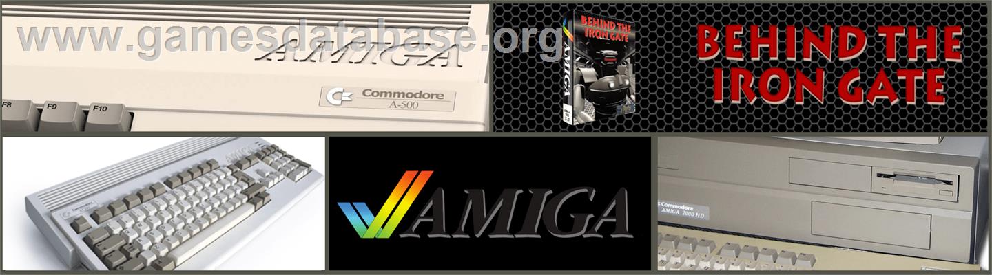 Behind the Iron Gate - Commodore Amiga - Artwork - Marquee