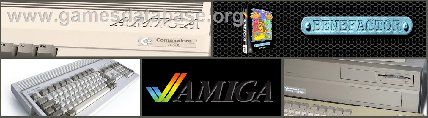 Benefactor - Commodore Amiga - Artwork - Marquee