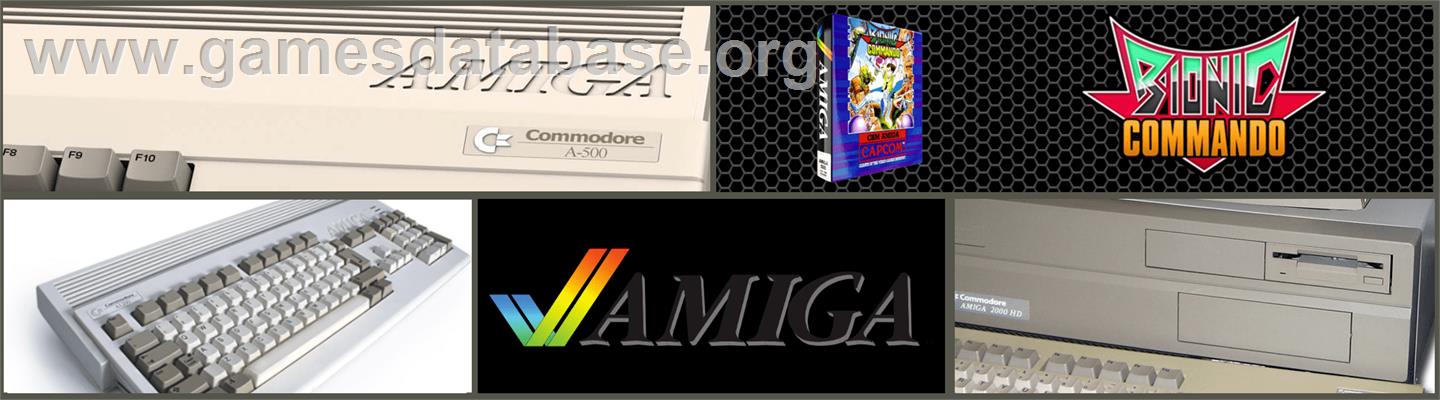 Bionic Commando - Commodore Amiga - Artwork - Marquee