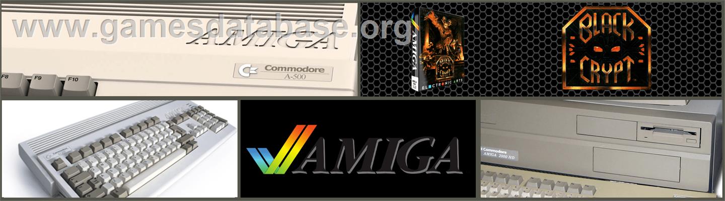 Black Crypt - Commodore Amiga - Artwork - Marquee