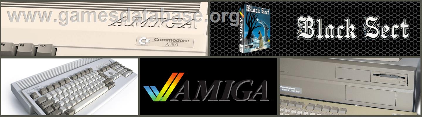 Black Sect - Commodore Amiga - Artwork - Marquee