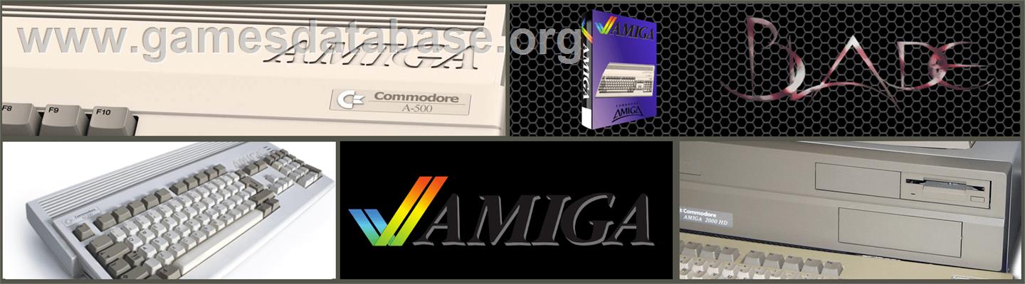 Blade - Commodore Amiga - Artwork - Marquee