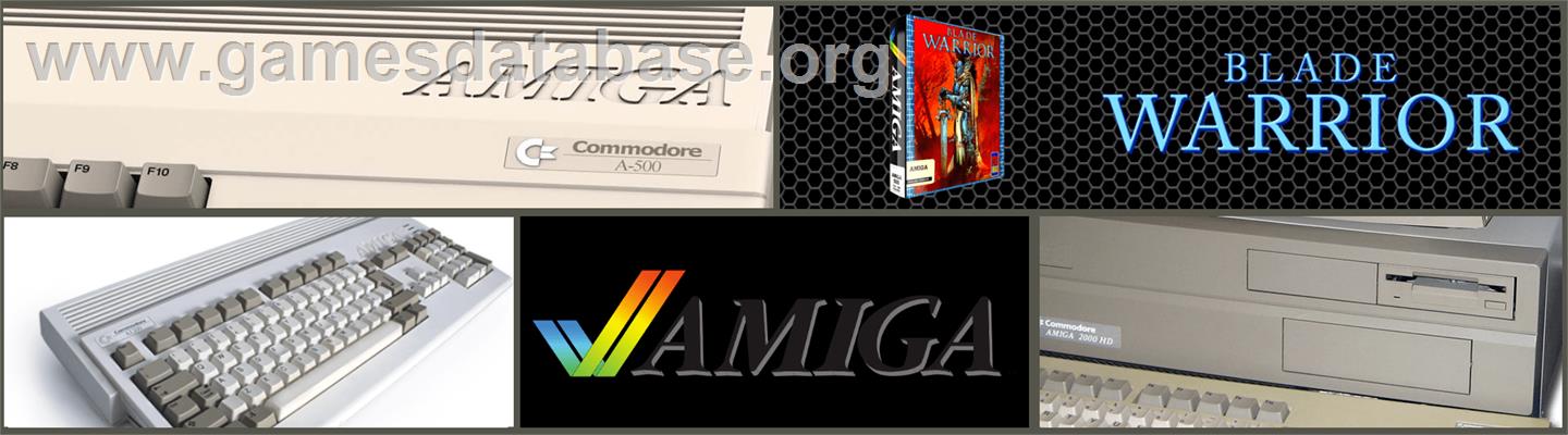 Blade Warrior - Commodore Amiga - Artwork - Marquee