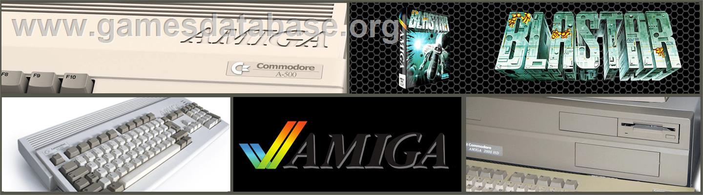 Blastar - Commodore Amiga - Artwork - Marquee
