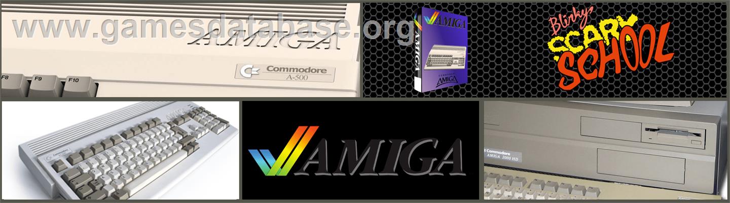 Blinky's Scary School - Commodore Amiga - Artwork - Marquee