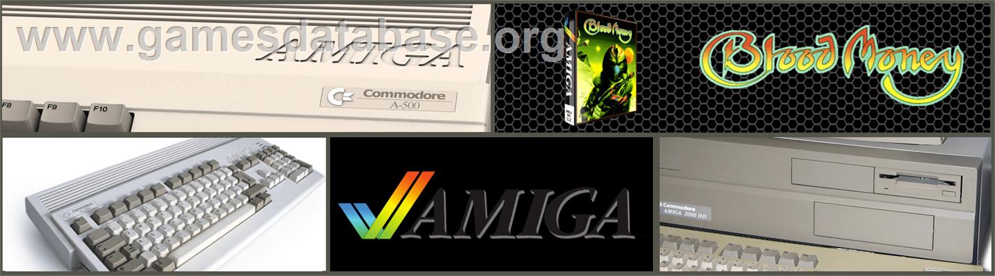 Blood Money - Commodore Amiga - Artwork - Marquee