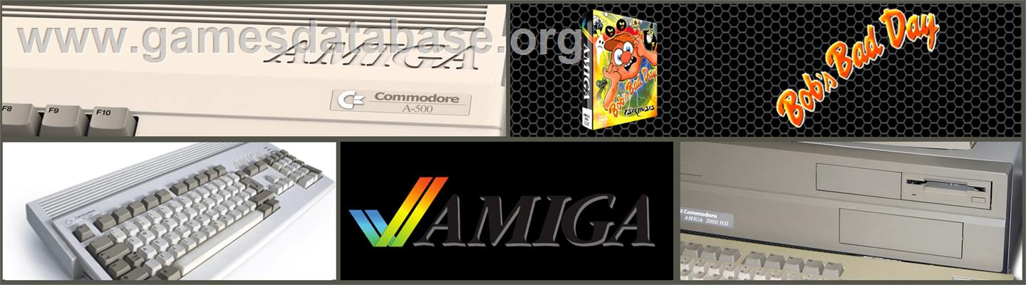 Bob's Bad Day - Commodore Amiga - Artwork - Marquee