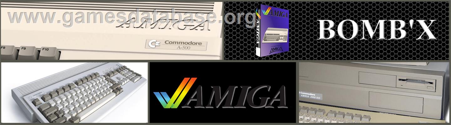 Bomb'X - Commodore Amiga - Artwork - Marquee