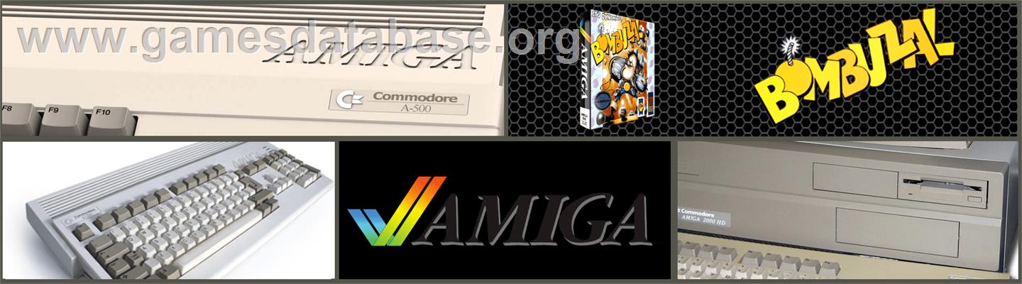Bombuzal - Commodore Amiga - Artwork - Marquee