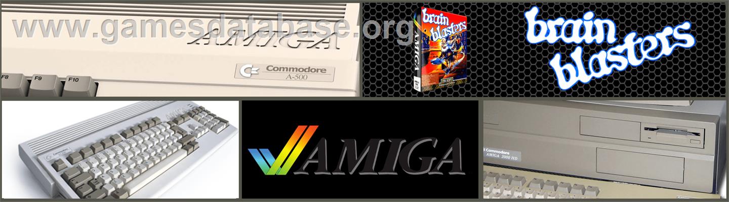 Brain Blasters - Commodore Amiga - Artwork - Marquee
