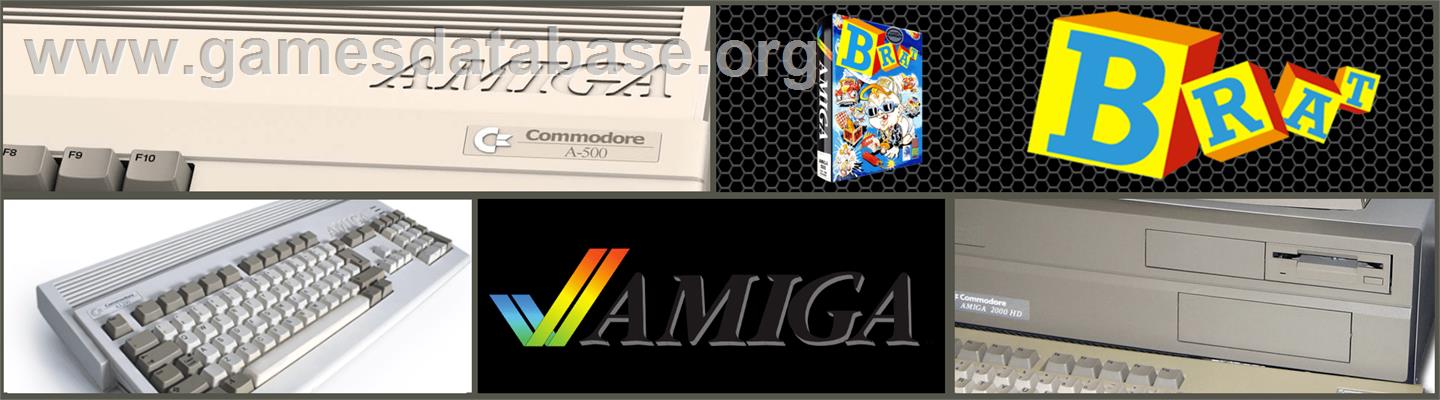 Brat - Commodore Amiga - Artwork - Marquee
