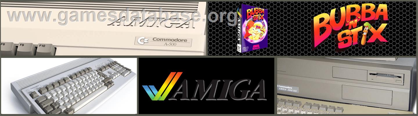 Bubba 'n' Stix - Commodore Amiga - Artwork - Marquee