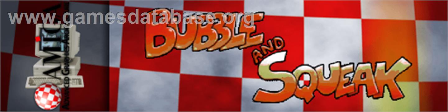 Bubble and Squeak - Commodore Amiga - Artwork - Marquee