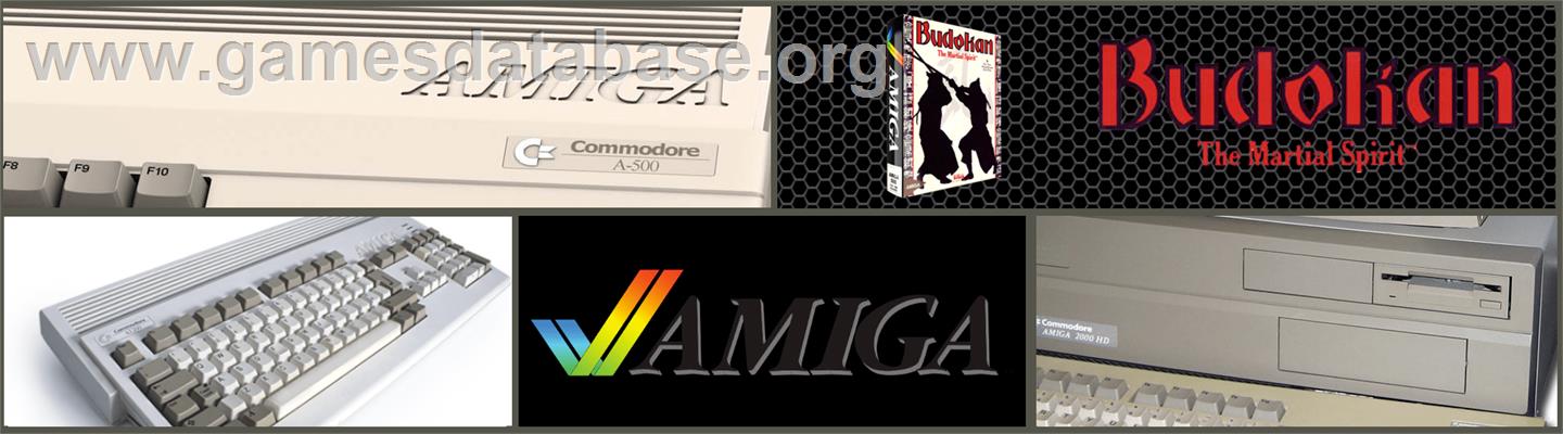 Budokan: The Martial Spirit - Commodore Amiga - Artwork - Marquee