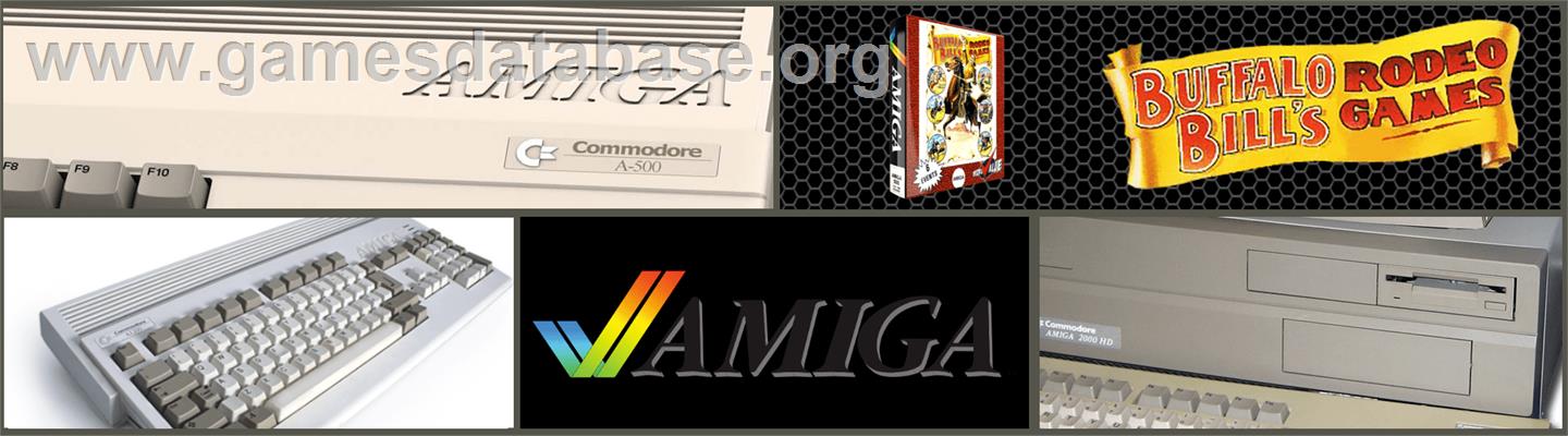 Buffalo Bill's Wild West Show - Commodore Amiga - Artwork - Marquee
