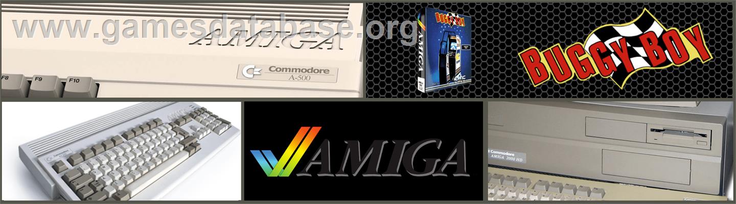 Buggy Boy - Commodore Amiga - Artwork - Marquee