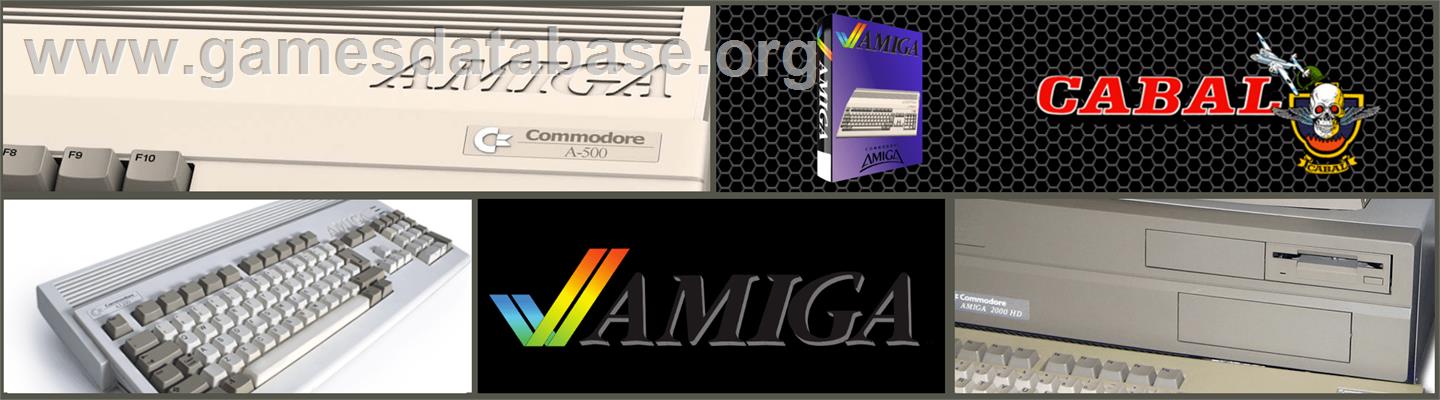 Cabal - Commodore Amiga - Artwork - Marquee
