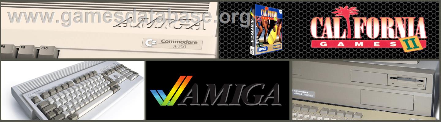 California Games - Commodore Amiga - Artwork - Marquee