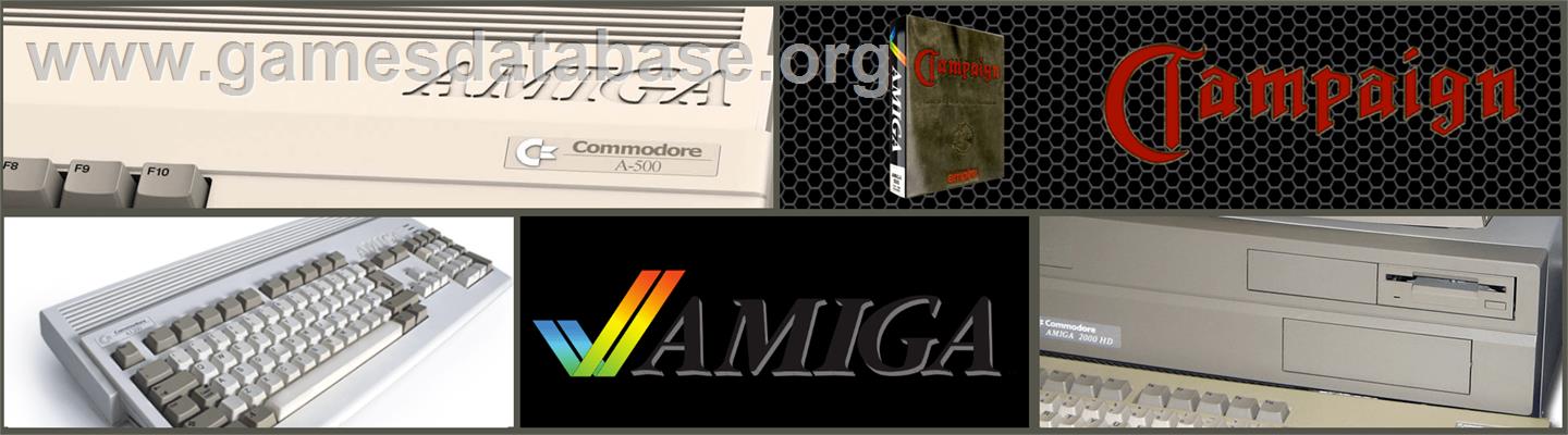 Campaign: From North Africa to Northern Europe - Commodore Amiga - Artwork - Marquee