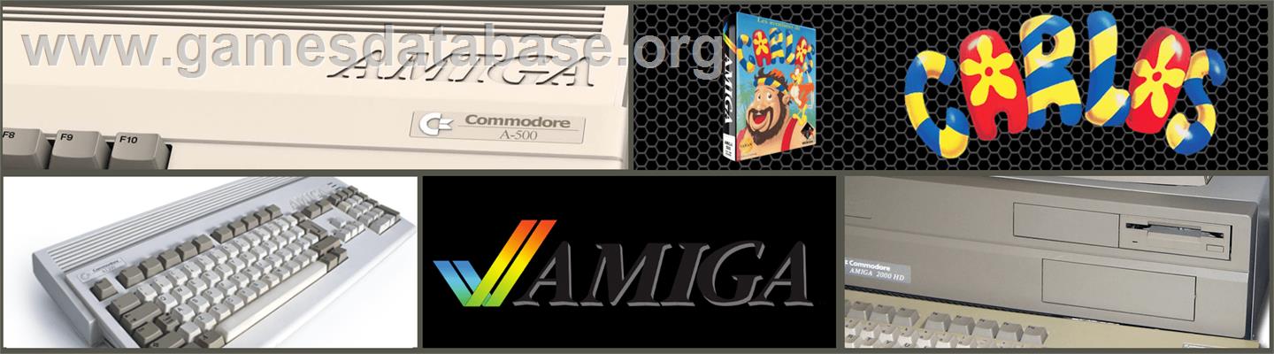 Carlos - Commodore Amiga - Artwork - Marquee