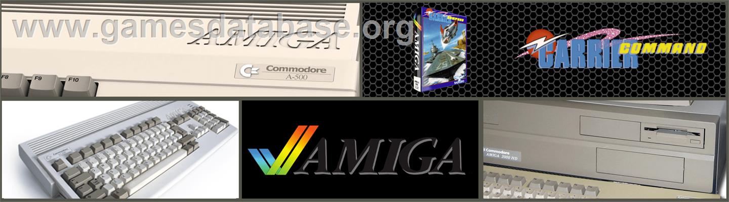 Carrier Command - Commodore Amiga - Artwork - Marquee