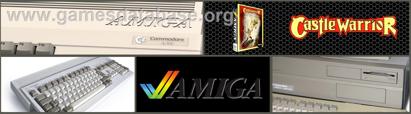 Castle Warrior - Commodore Amiga - Artwork - Marquee