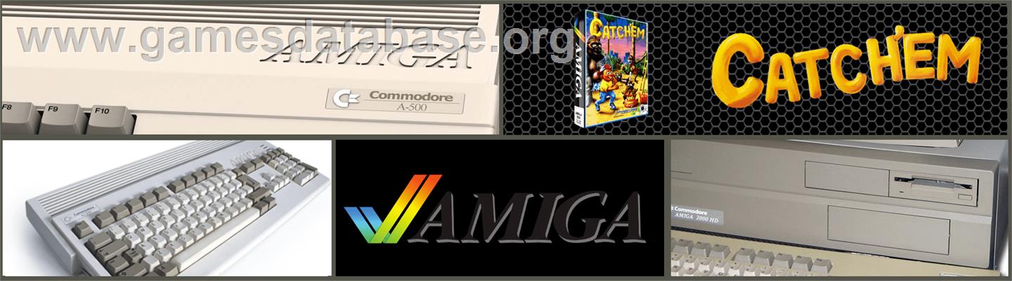 Catch 'em - Commodore Amiga - Artwork - Marquee