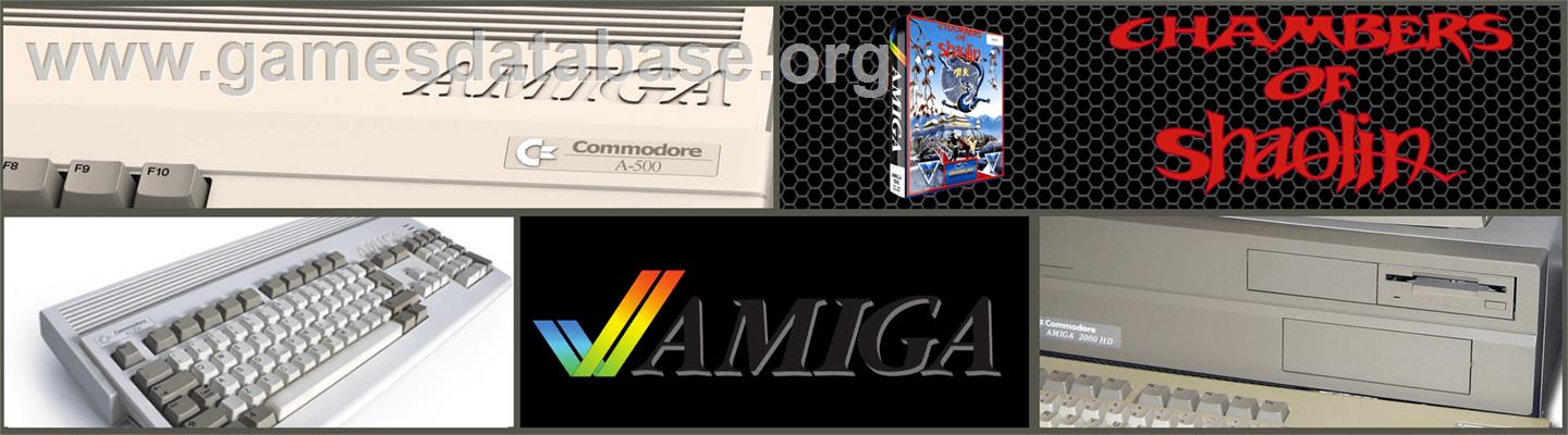 Chambers of Shaolin - Commodore Amiga - Artwork - Marquee