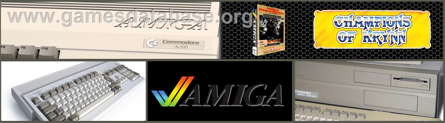 Champions of Krynn - Commodore Amiga - Artwork - Marquee