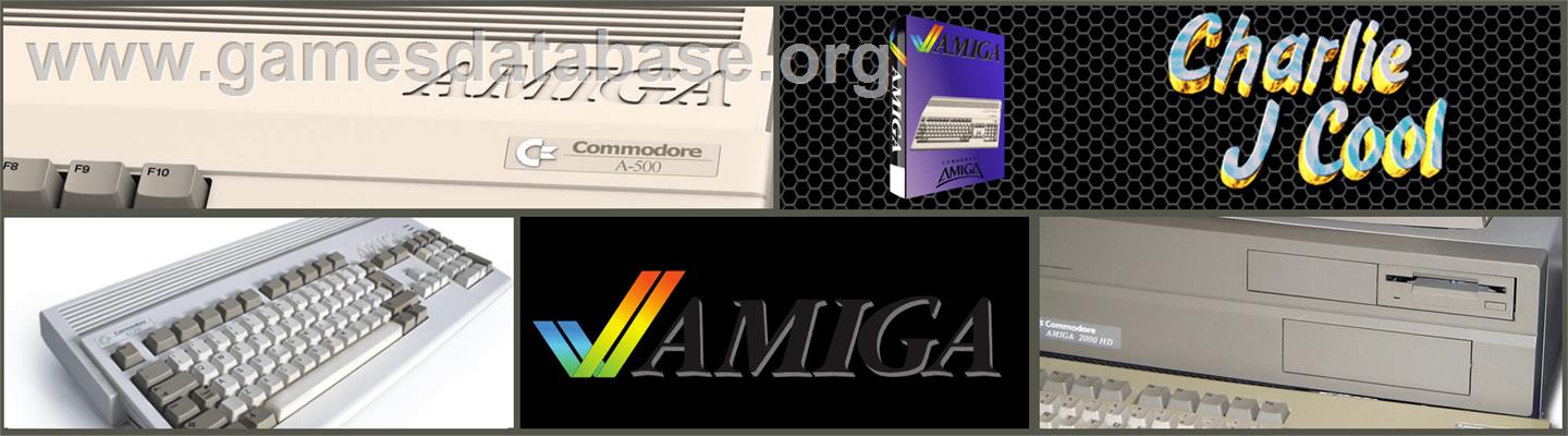Charlie J Cool - Commodore Amiga - Artwork - Marquee