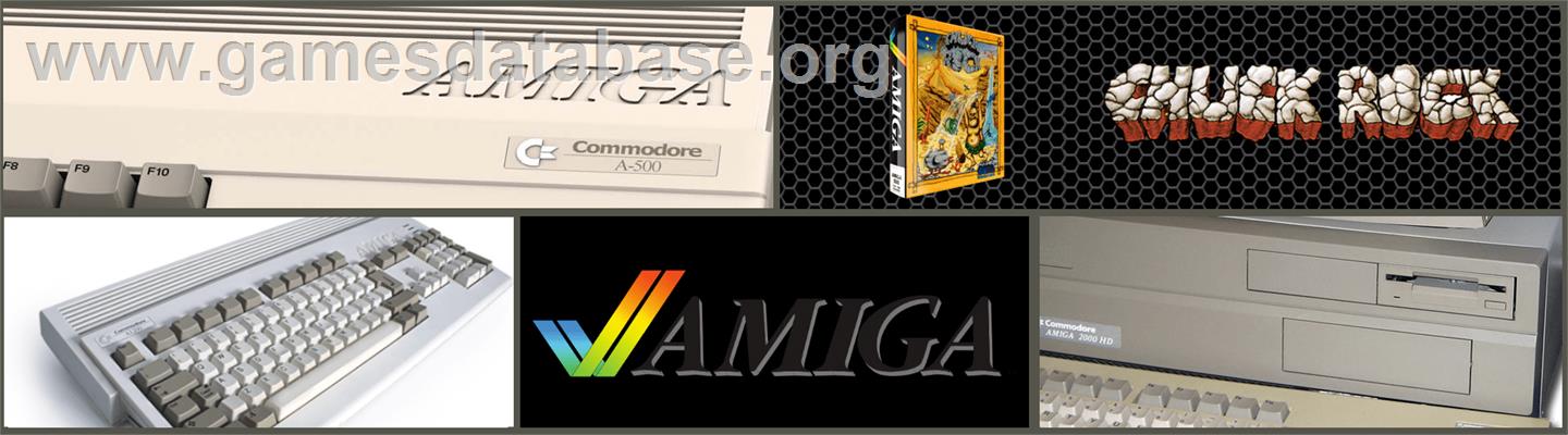 Chuck Rock 2: Son of Chuck - Commodore Amiga - Artwork - Marquee
