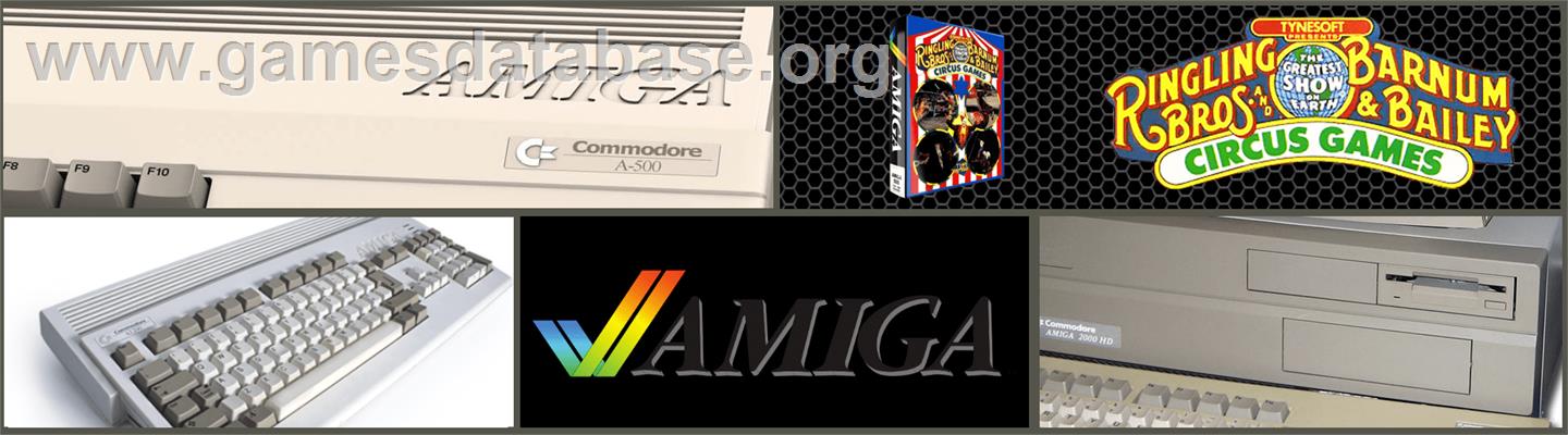 Circus Games - Commodore Amiga - Artwork - Marquee