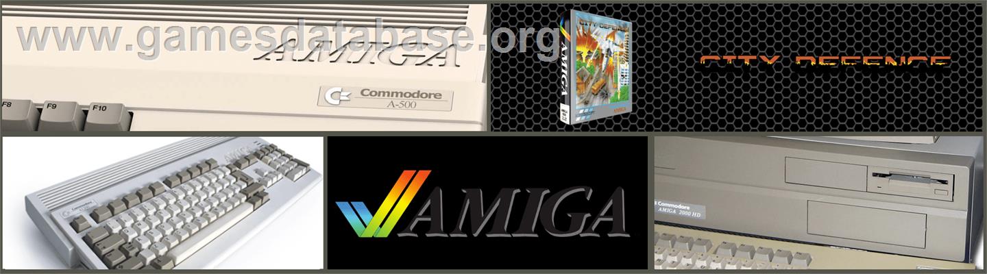 City Defence - Commodore Amiga - Artwork - Marquee