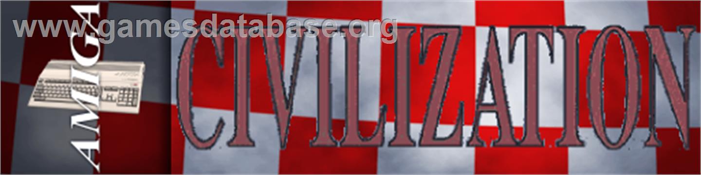 Civilization - Commodore Amiga - Artwork - Marquee