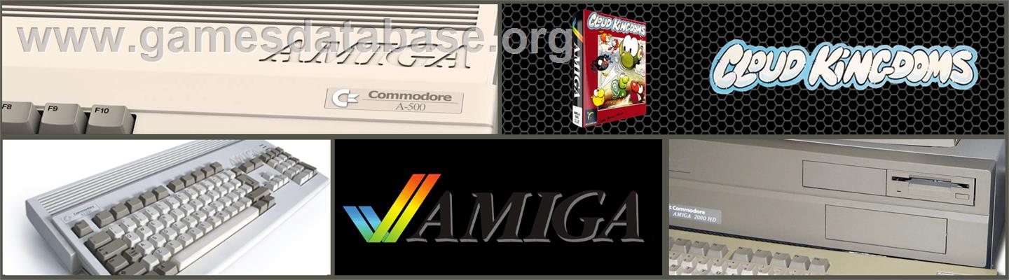 Cloud Kingdoms - Commodore Amiga - Artwork - Marquee